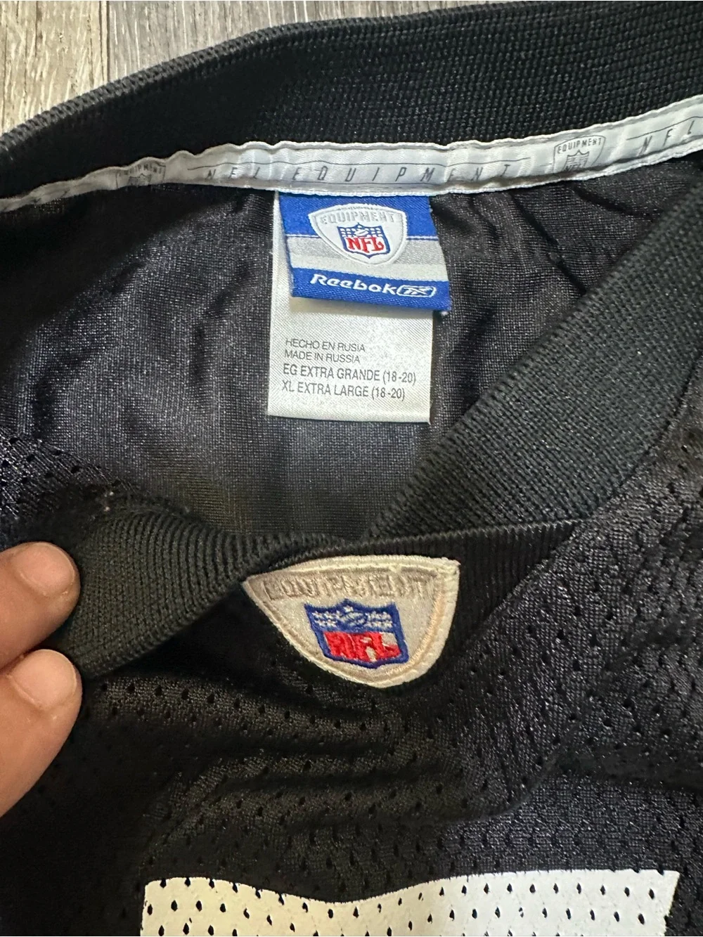 Ben Roethlisberger Pittsburgh Steelers Reebok Jersey. EG Extra Large (18 20)